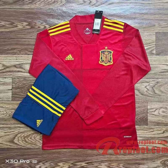 Espagne Maillots foot Domicile Manches longues Stadium 20 21