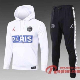 PSG Paris Sweatshirt Foot blanc 20 21 S01