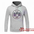 Dortmund BVB Sweatshirt Foot gris 20 21 S29