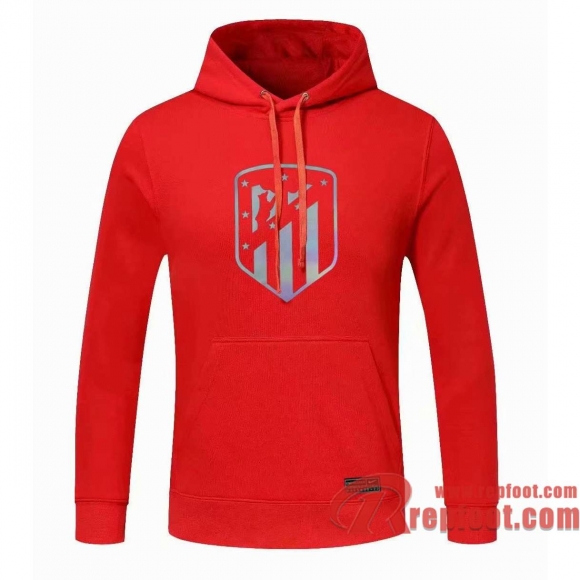 Atletico Madrid Sweatshirt Foot rouge 20 21 S55