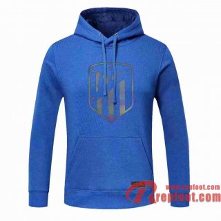 Atletico Madrid Sweatshirt Foot bleu 20 21 S56