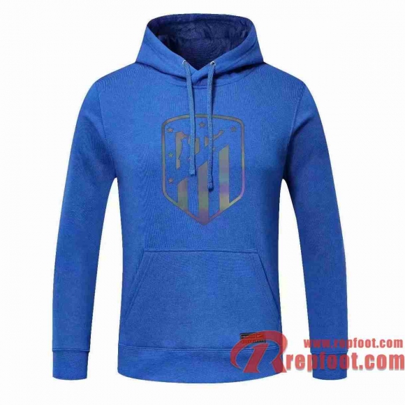 Atletico Madrid Sweatshirt Foot bleu 20 21 S56