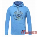 Manchester City Sweatshirt Foot bleu 20 21 S58