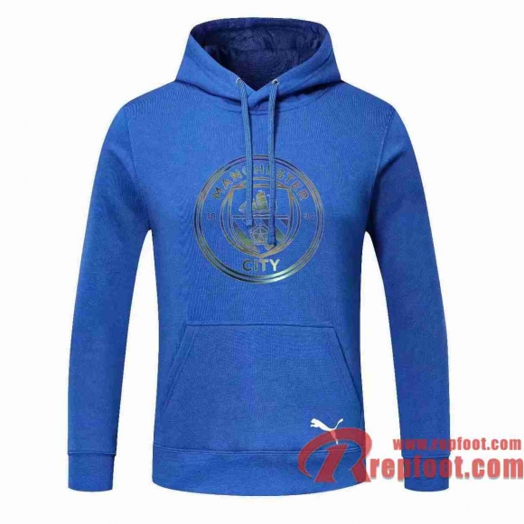 Manchester City Sweatshirt Foot bleu 20 21 S60