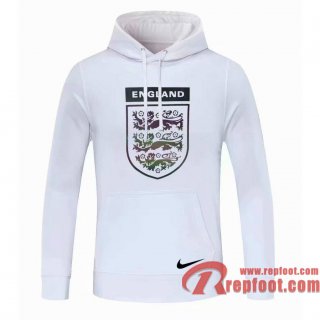 Angleterre Sweatshirt Foot blanc 20 21 S69
