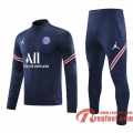 Survetement Foot PSG Paris Bleu foncé 20 21 T101