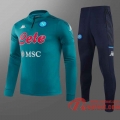 SSC Naples Survetement Foot Marine - Fermeture eclair courte 20 21 T56