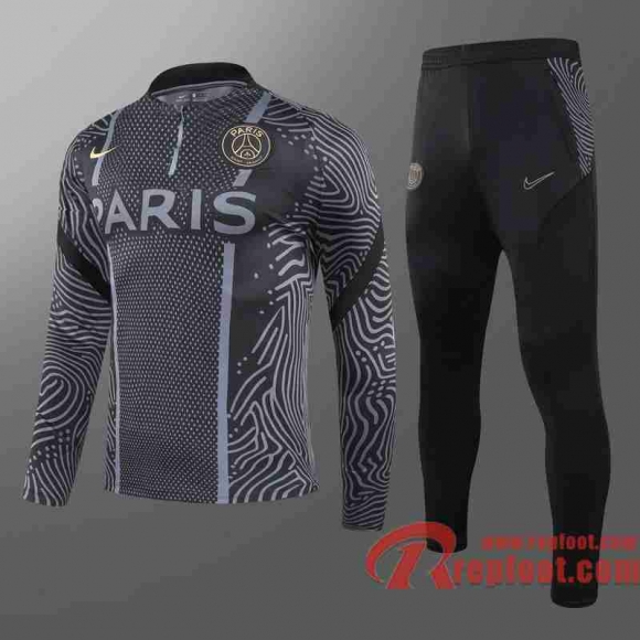 PSG Paris Survetement Foot noir - edition commemorative 20 21 T64