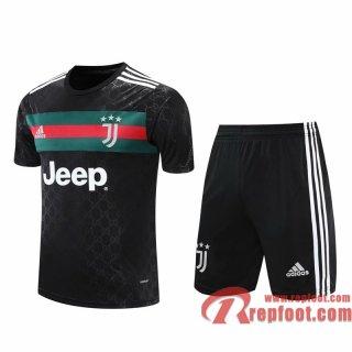 Juventus Survetement Foot T-shirt noir 20 21 T132