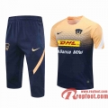 Pumas UNAM Survetement Foot T-shirt / Bleu marine jaune naturel 20 21 TT23