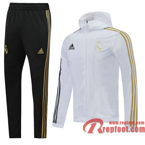 Real Madrid Coupe Vent blanc 20 21 W14  Real Madrid Coupe Vent blanc 20 21 W14