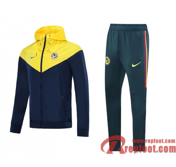 Club America Coupe Vent bleu 20 21 W21 Club America Coupe Vent bleu 20 21 W21