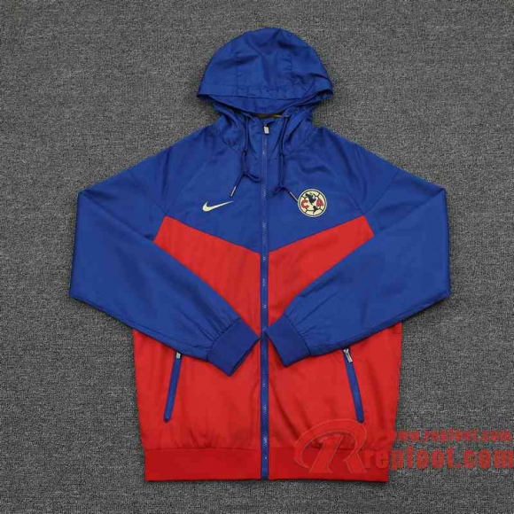 Club America Coupe Vent rouge et bleu 20 21 W22 Club America Coupe Vent rouge et bleu 20 21 W22