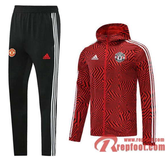 Manchester United Coupe Vent rouge 20 21 W37