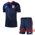 Ensemble Maillots Foot Equipe de Etats-Unis Enfant Exterieur 2020 2021