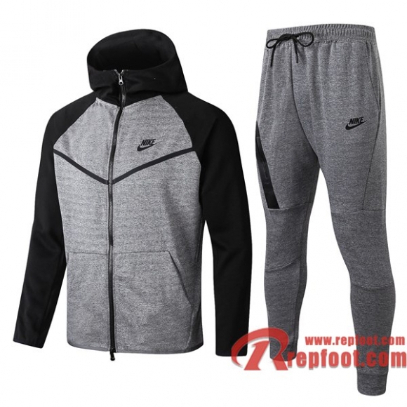 Veste A Capuche Survetement Foot NIKE Gris 2019 2020 Veste A Capuche Survetement Foot NIKE Gris 2019 2020