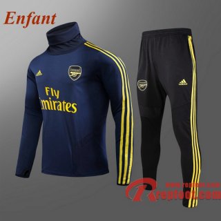 Ensemble Survetement de Foot Arsenal Enfant Cyan 2019 2020