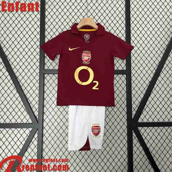 Arsenal Retro Maillot De Foot Domicile Enfant 05 06