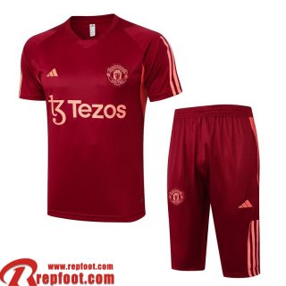 Manchester United Survetement T Shirt Homme 23 24 E25