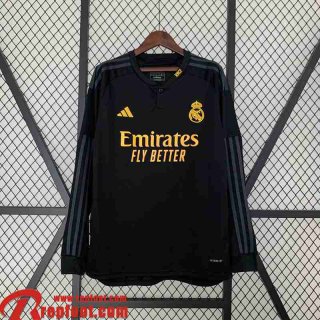 Real Madrid Maillot de Foot Third Manche Longue Homme 23 24