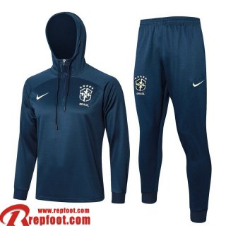 Bresil Survetement de Foot - Sweat A Capuche Homme 23 24 A249