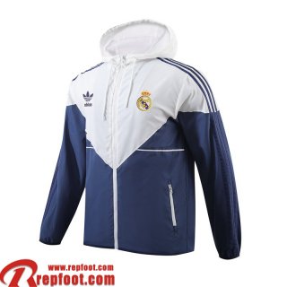 Real Madrid Coupe Vent - Sweat a Capuche Homme 23 24 D190