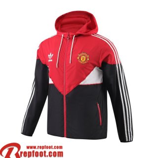 Manchester United Coupe Vent - Sweat a Capuche Homme 23 24 D192