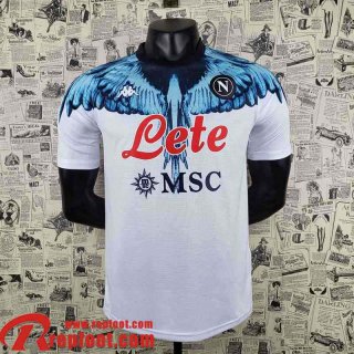 Maillot De Foot Napoli Maradona Blanc Homme 22 23 Version Fuite