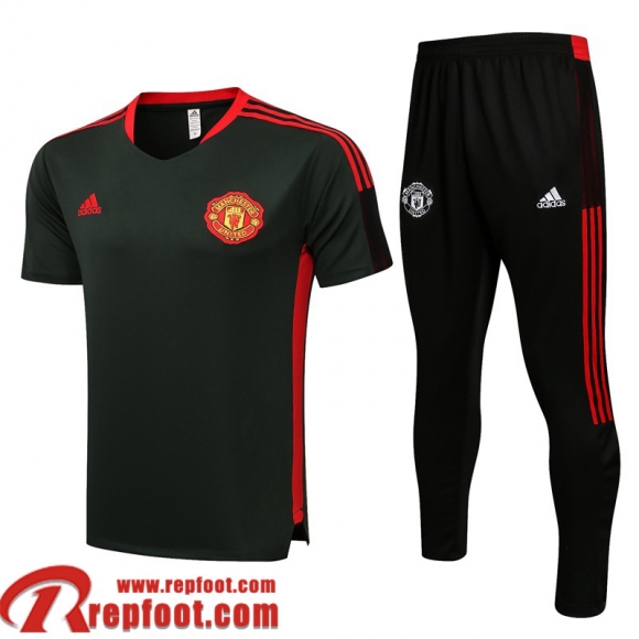 T-Shirt Manchester United gris Homme 21 22 PL260