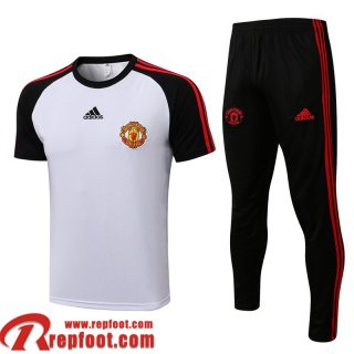 T-Shirt Manchester United blanche Homme 21 22 PL268
