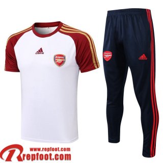 T-Shirt Arsenal blanche Homme 21 22 PL278
