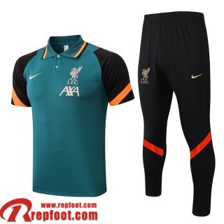Polo foot Liverpool vert Homme 21 22 PL286
