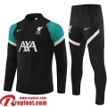 Survetement de Foot Liverpool le noir Homme 21 22 TG226 Survetement de Foot Liverpool le noir Homme 21 22 TG226
