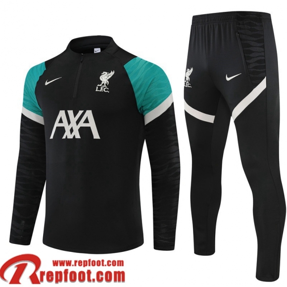 Survetement de Foot Liverpool le noir Homme 21 22 TG226