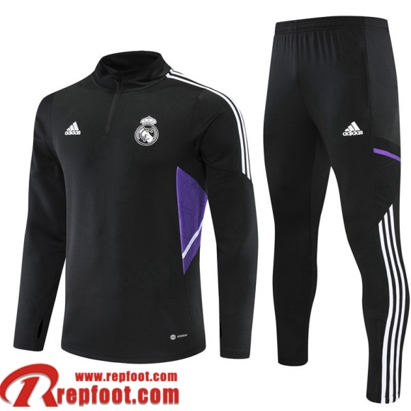 Survetement de Foot Real Madrid le noir Homme 22 23 TG229