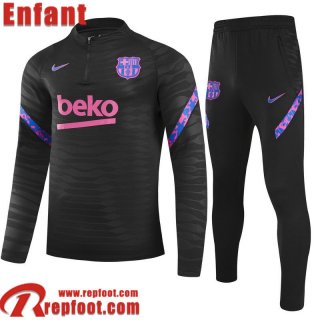 Survetement de Foot Barcelona le noir Enfant 21 22 TK235