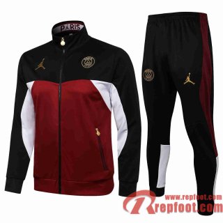 PSG Veste Foot noir 21 22 JK06