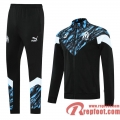 Olympique De Marseille Veste Foot Bleu noir 21 22 JK16