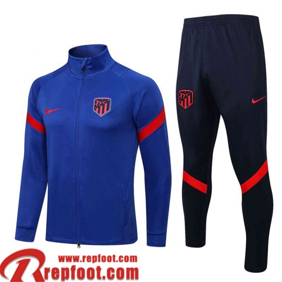 Atletico Madrid Veste Foot bleu Homme 22 23 JK308