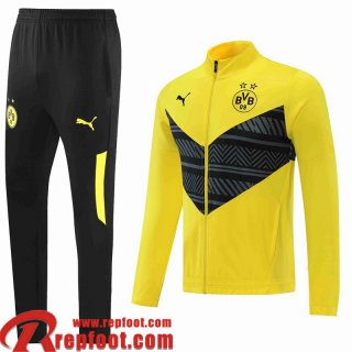 Dortmund BVB Veste Foot Jaune Homme 22 23 JK313