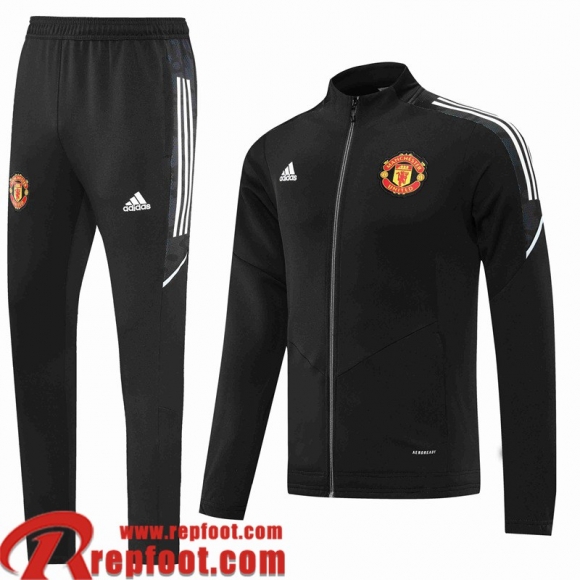 Manchester United Veste Foot le noir Homme 22 23 JK317