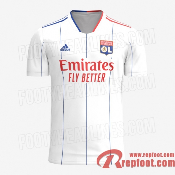 Lyon Maillot Foot Domicile Version Fuite 21 22