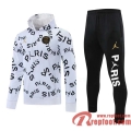 Pairs Jordan Sweatshirt Foot blanc 21 22 SW03