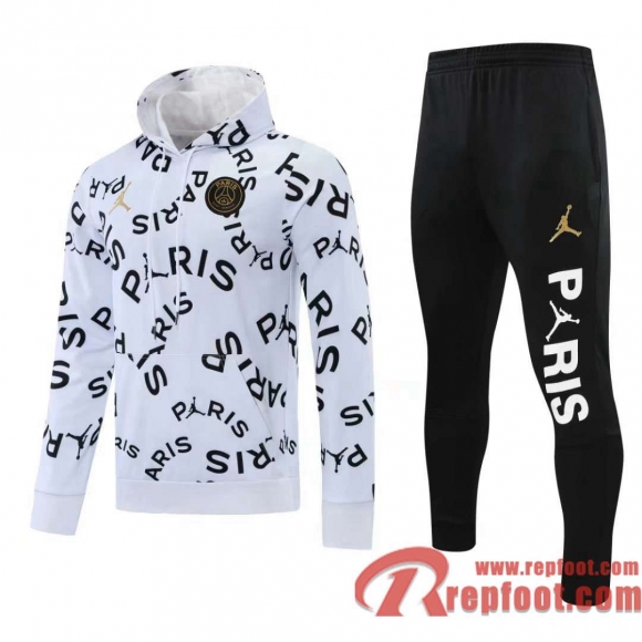 Pairs Jordan Sweatshirt Foot blanc 21 22 SW03  Pairs Jordan Sweatshirt Foot blanc 21 22 SW03