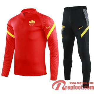 AS Rome Survetement de Foot rouge 21 22 TG01