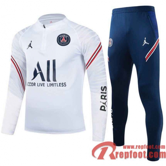PSG Survetement de Foot blanc 21 22 TG05