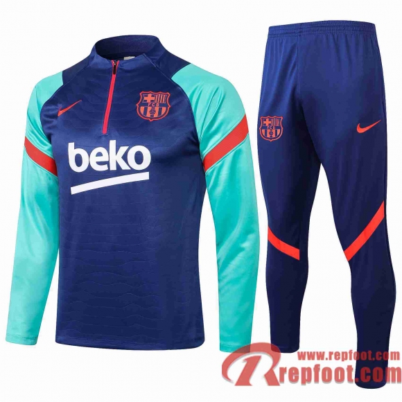 Barcelone Survetement de Foot Couleur bleue 21 22 TG08