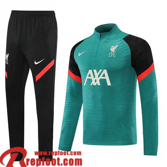 Liverpool Survetement de Foot vert Homme 22 23 TG233