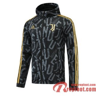 Juventus Coupe Vent Gris noir 21 22 WK10