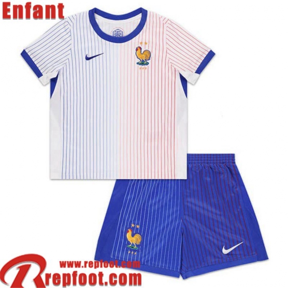 France Maillot De Foot Exterieur Enfant EURO 2024 France Maillot De Foot Exterieur Enfant EURO 2024